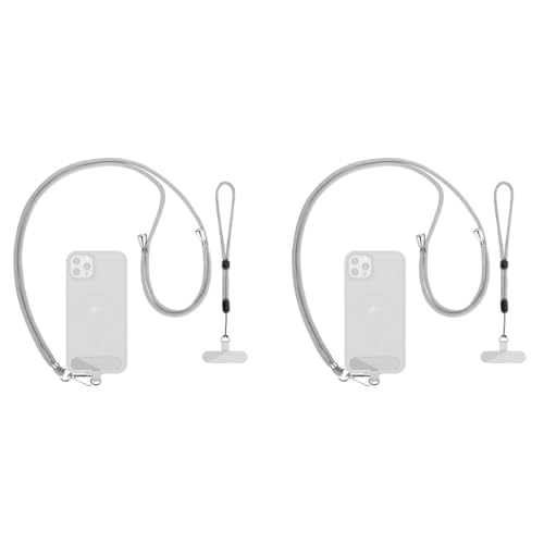 ZORBES® Phone Neck Wrist Adjustable Nylon Sling with Attachment Insert Quick Release Shoulder Universal Lanyard 2 PCS ZORBES® Phone Neck Wrist Adjustable Nylon Sling with Attachment Insert Quick Release Shoulder Universal Lanyard 2 PCS